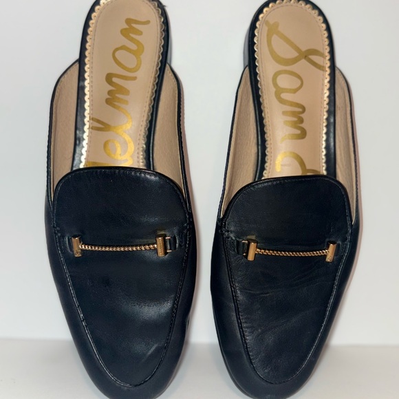 Sam Edelman Black Slip-On Loafers - Picture 3 of 11